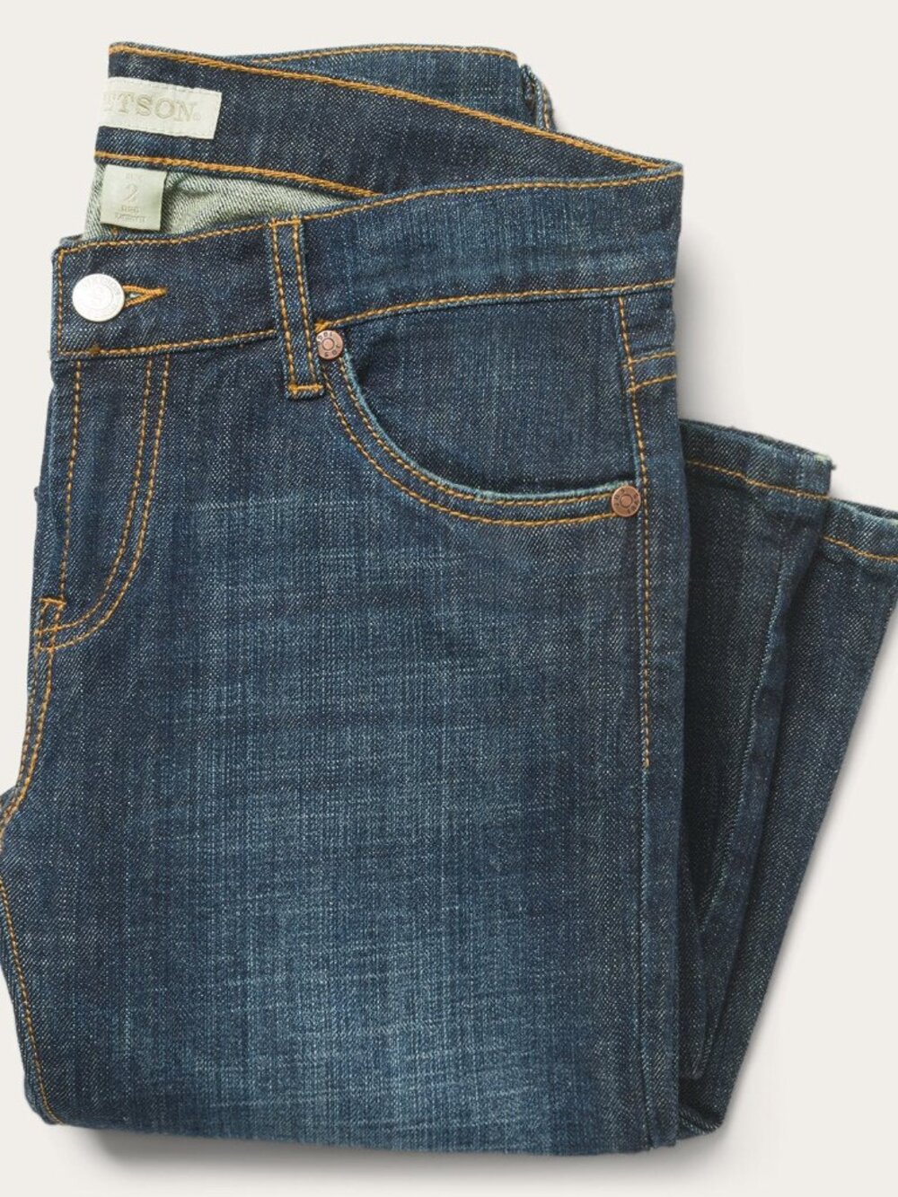 Stetson 816 Classic Boot Cut Jeans Dark Wash 18 Long